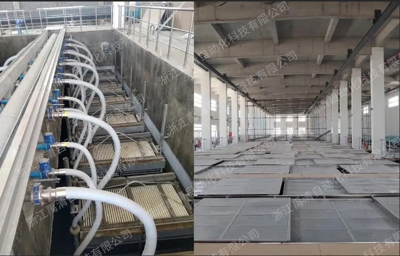 湖南金益环保5000吨天系统MBR膜处理工程